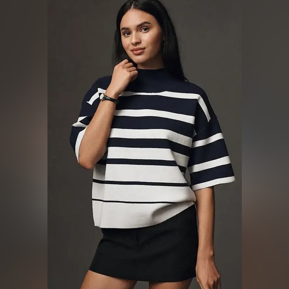 Sweaters - Maeve Caris Mockneck Sweater Size XL